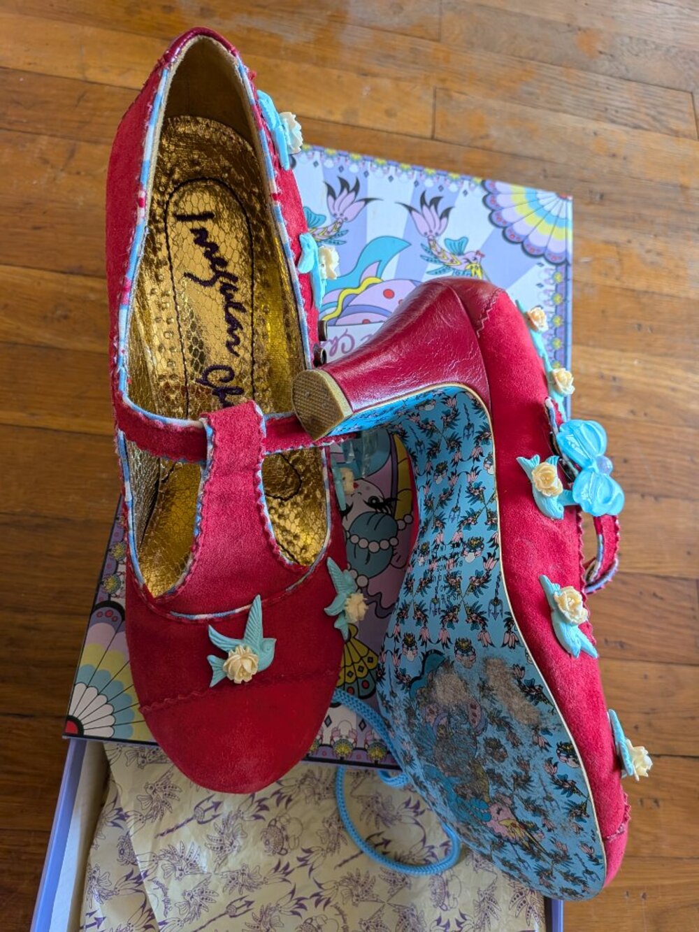 Irregular Choice Fresh Cut Grass Red Heels 2012 - Picture 11 of 11